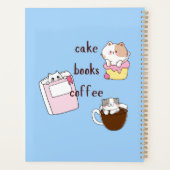 Bücher Kaffee Katzen Planer (Rückseite)
