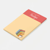 Bücher & Kaffee Post-it Klebezettel (angewinkelt)