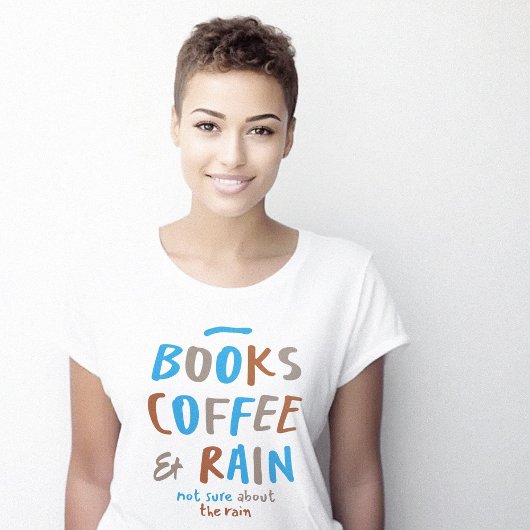Bücher Kaffeerregung Niedlich T-Shirt