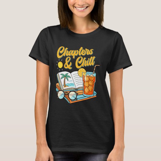 Bücher - Kapitel und chillen T-Shirt (Vorderseite)