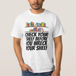 Bücher - Karo Ihr Zimmer T-Shirt