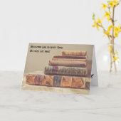 Bücher Karte (Gelbe Blume)