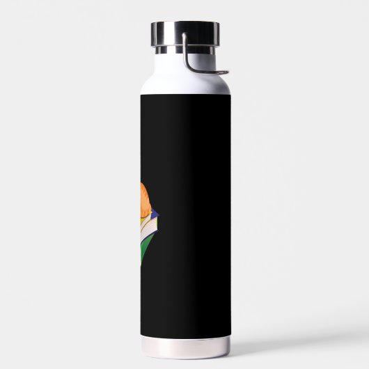 Bücher - Katzen und Bücher - Geschenk des Buches Trinkflasche (Links)