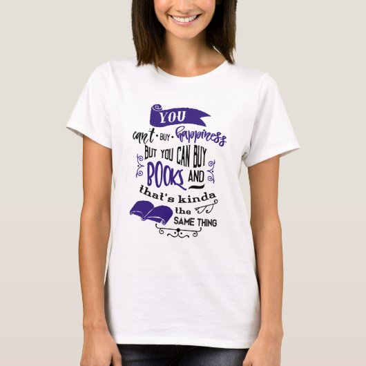 Bücher kaufen Glücksangebot T-Shirt (Vorderseite)