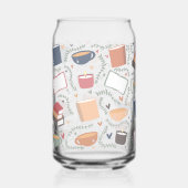 Bücher, Kerzen und Tee Dosenglas (Vorderseite)