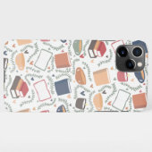 Bücher, Kerzen und Tee iPhone Hülle (Rückseite (Horizontal))