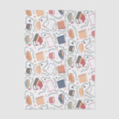 Bücher, Kerzen und Tee Seidenpapier (Vorderseite)