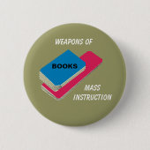 BÜCHER - Knopf Button (Vorderseite)