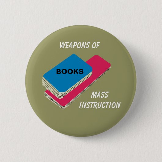 BÜCHER - Knopf Button (Vorderseite)