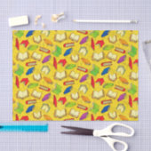 Bücher kopieren auf Gelb Seidenpapier (Handwerk)