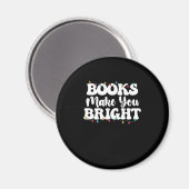 Bücher lassen dich Weihnachten richtig lesen Magnet (Vorderseite/Rückseite)