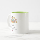 Bücher Lehrer Danke Geschenk Personalisierte Tasse (Vorderseite Links)