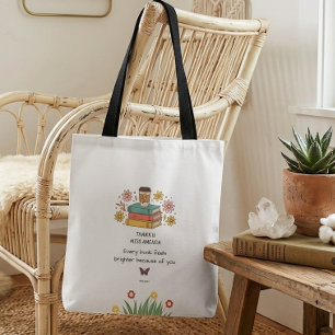 Bücher Lehrer Danke Geschenk Personalisierte Tasse Tasche