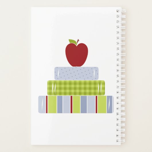 Bücher LehrerInnen Tagesplaner Planer (Rückseite)