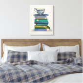 Bücher Leinwanddruck (Insitu (Schlafzimmer))