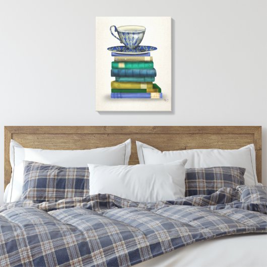 Bücher Leinwanddruck (Insitu (Schlafzimmer))