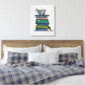 Bücher Leinwanddruck (Insitu (Schlafzimmer))