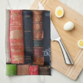 Bücher lesen alte Bücher der Liebe Geschirrtuch (Viertel Falte)