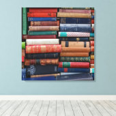 Bücher lesen alte Bücher der Liebe Leinwanddruck (Insitu (Holzboden))