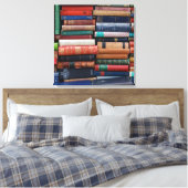 Bücher lesen alte Bücher der Liebe Leinwanddruck (Insitu (Schlafzimmer))
