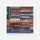 Bücher lesen alte Bücher der Liebe Serviette (Vorderseite)