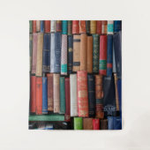 Bücher lesen alte Bücher der Liebe Wandteppich (Vorderseite)
