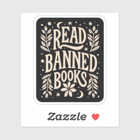 Bücher lesen aufkleber (Blatt)