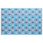 Bücher lesen Bibliothekare Schulbedarf Lehrer Stoff (Fat Quarter (45,7 x 55,9 cm))