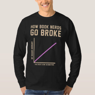 Bücher lesen Bookworm Wie Bücher kaputt gehen T-Shirt