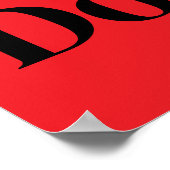 Bücher lesen, Bücher nicht verbieten Poster (Ecke)