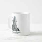 Bücher lesen, Ghost Bücher lesen Kaffeetasse (Vorderseite Links)