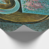 Bücher lesen, Kaffee trinken Geschenkpapier (Ecke)