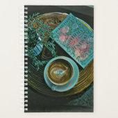 Bücher lesen, Kaffee trinken Planer (Vorderseite)