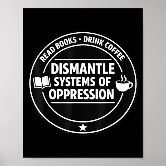 Bücher lesen Kaffee trinken Systeme der Poster (Vorne)