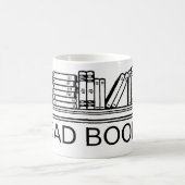 Bücher lesen kaffeetasse (Mittel)