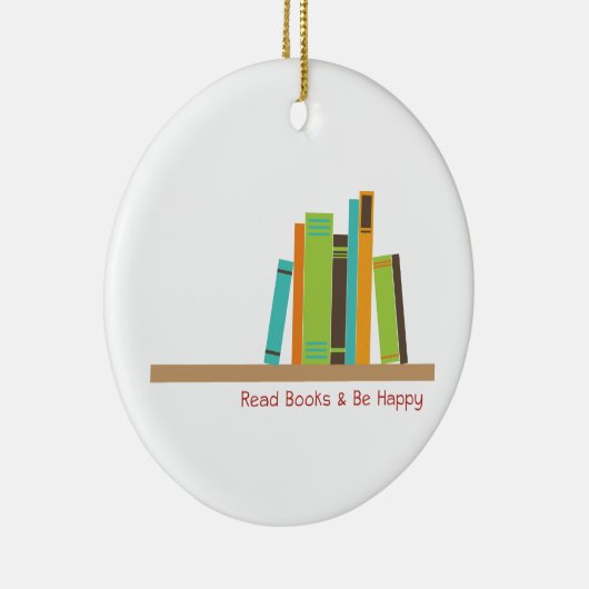 Bücher lesen keramik ornament (Rechts)