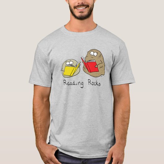 Bücher lesen Kinder lustig T-Shirt (Vorderseite)