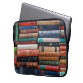 Bücher lesen Liebe Alte Bücher Laptopschutzhülle (Vorderseite Links)