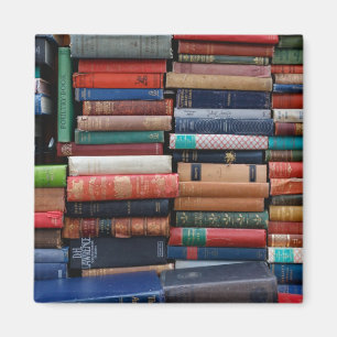 Bücher lesen Liebe Alte Bücher Magnet