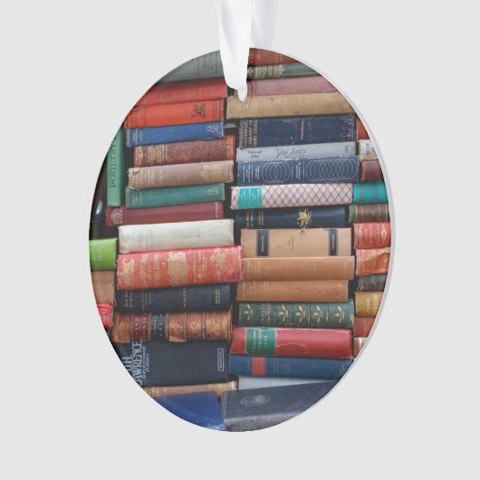 Bücher lesen Liebe Alte Bücher Ornament (Vorderseite)