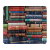 Bücher lesen Liebe Alte Bücher Schneidebrett (Vorderseite)