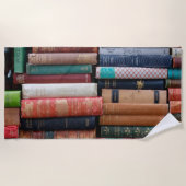 Bücher lesen Liebe Alte Bücher Strandtuch (Vorderseite)