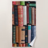Bücher lesen Liebe Alte Bücher Strandtuch (Vorderseite)