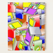 Bücher lesen Muster-Hintergrundplaner Planer (Rückseite)