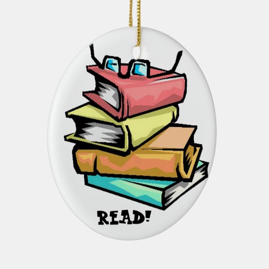 Bücher LESEN! Ornament (Rechts)