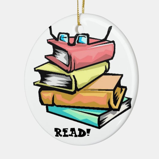 Bücher LESEN! Ornament (Links)