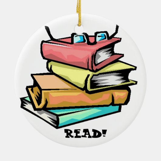 Bücher LESEN! Ornament (Hinten)