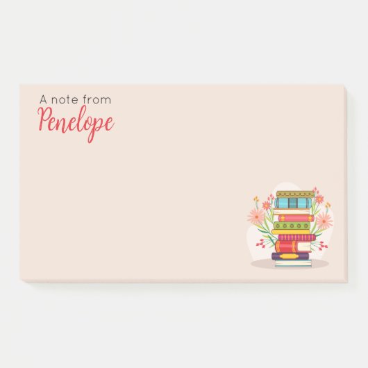 Bücher & Lesen Post-it Klebezettel (Vorderseite)