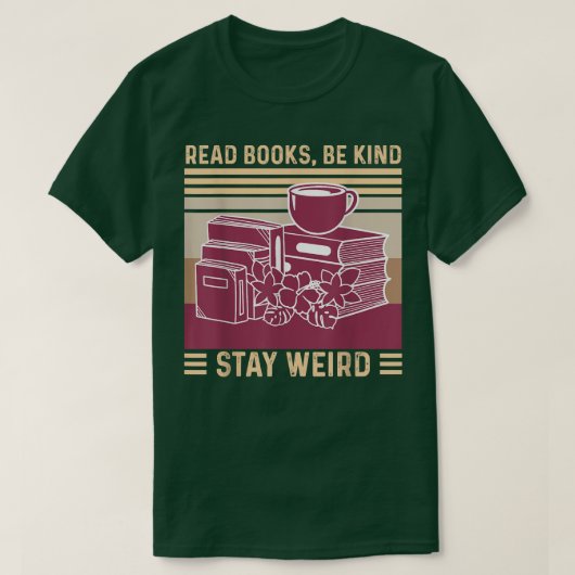 Bücher lesen T-Shirt (Design vorne)