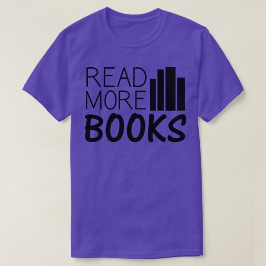 Bücher lesen Weitere Bücher 2 T-Shirt (Design vorne)